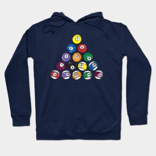 billiard ball sketch Hoodie